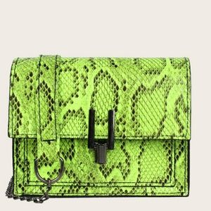 Snakeskin purse